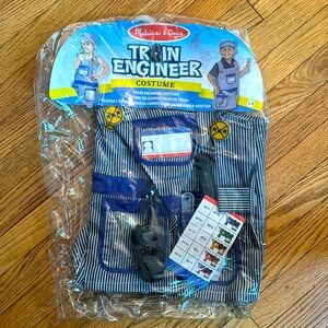 Melissa & Doug Train engineer costume size like 3-6